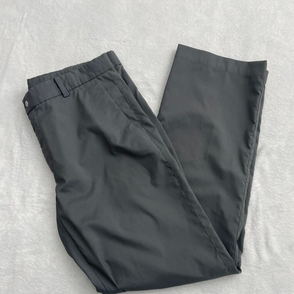 Nike Men's Grey and Black Trousers